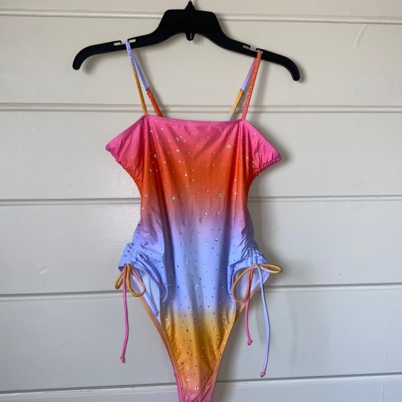 Other - Custom Bedazzled One Piece Swimsuit Size 8